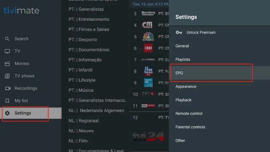 Tivimate EPG 1