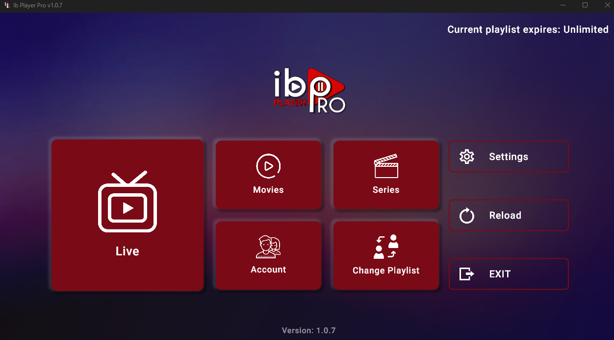 ibo pro app menu